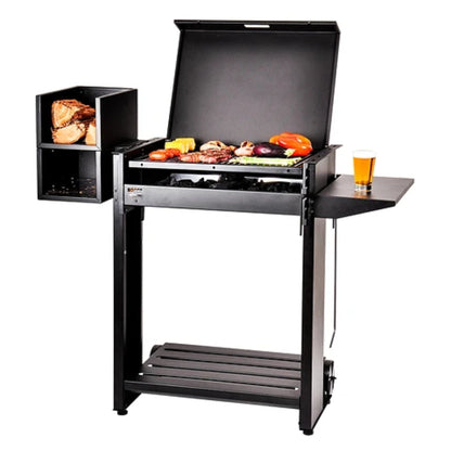 Bosca Alerce Full Black Freestanding Charcoal Grill + Brazier