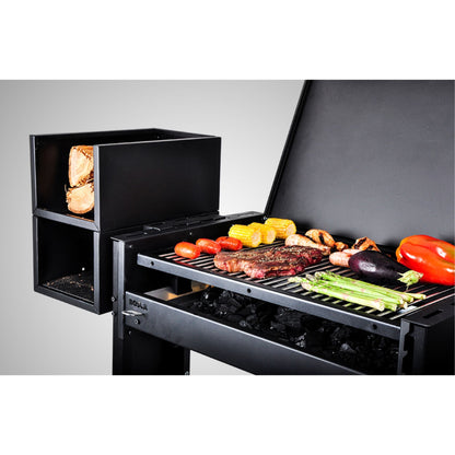 Bosca Alerce Full Black Freestanding Charcoal Grill + Brazier