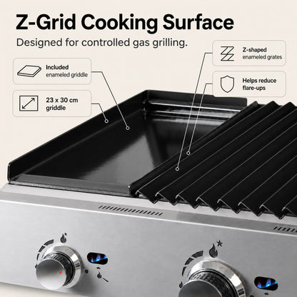 Bosca Block 1000 Freestanding Gas Grill | BOSCA