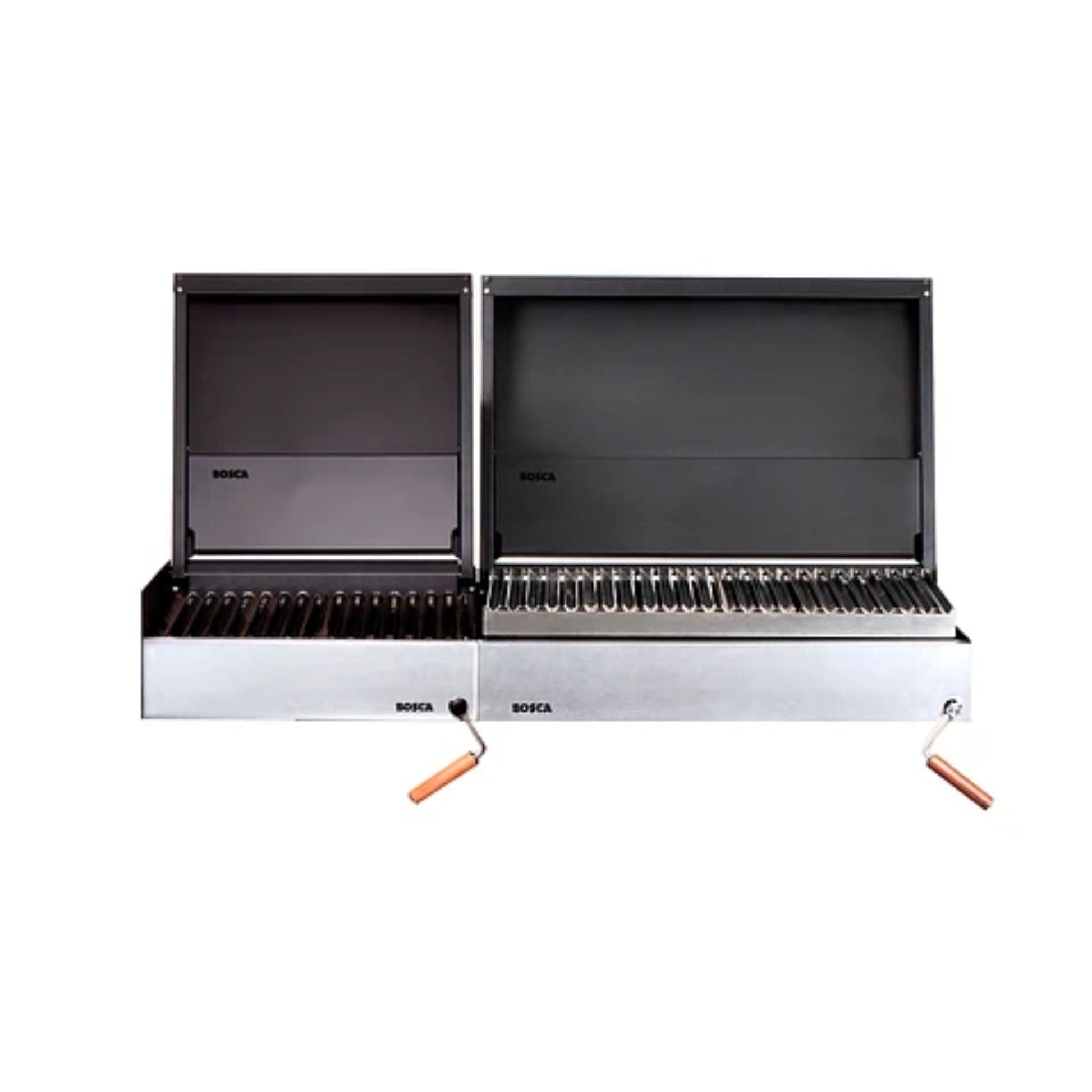 Bosca Pack Block 500 20" Built-in Charcoal Grill + Block 750 30" Built-in Grill | BOSCA