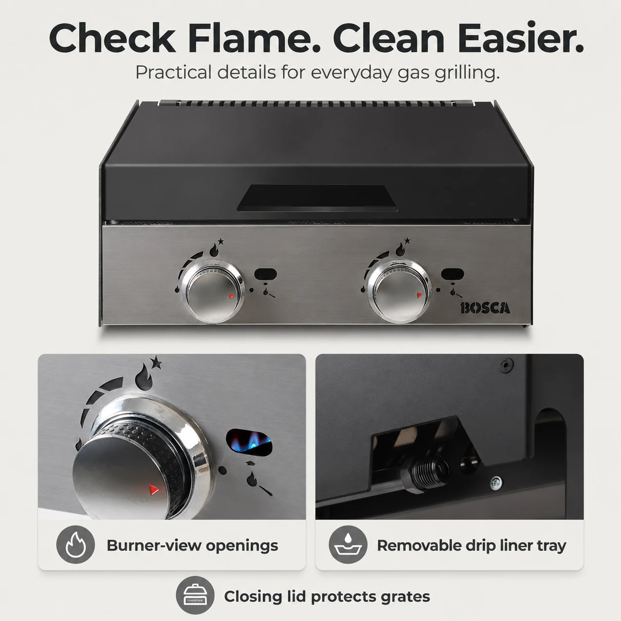 Bosca Block 500 Built-In Gas Grill | BOSCA