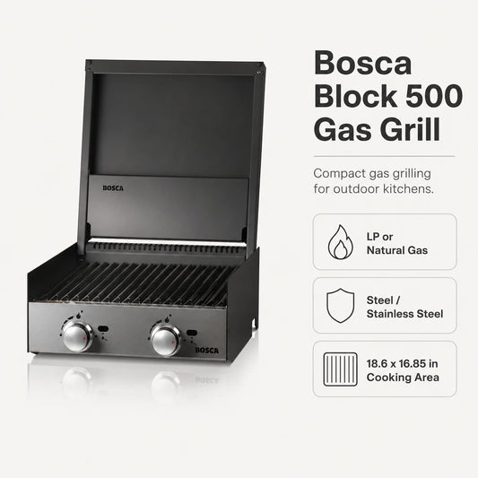 Bosca Block 500 Built-In Gas Grill | BOSCA