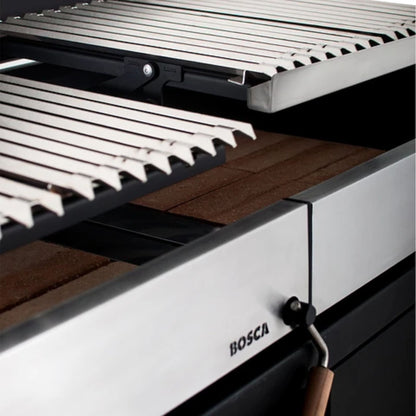 Bosca Pack Block Wood Brazier 250 + Block 500 20" Built-in Charcoal Grill + Block 750 30" Built-in Grill