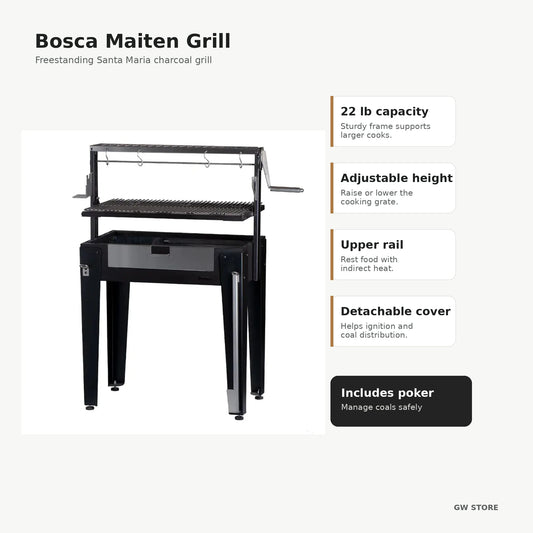 Bosca Maiten Freestanding Charcoal Grill