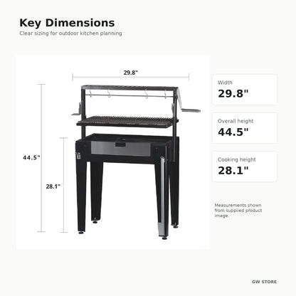 Bosca Maiten Freestanding Charcoal Grill