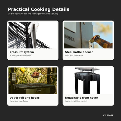 Bosca Maiten Freestanding Charcoal Grill