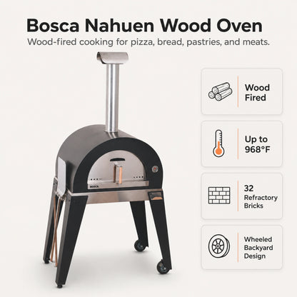 Bosca Nahuen 41 Inch Outdoor Wood Fired Pizza Oven | BOSCA