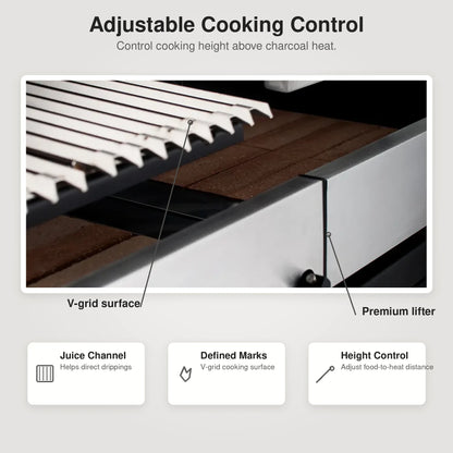 Bosca Quillay Freestanding Charcoal Grill | BOSCA